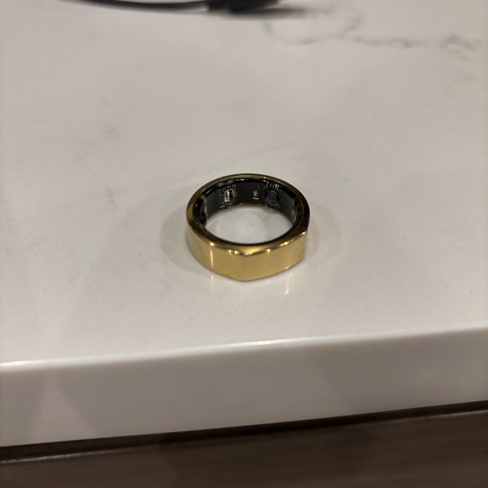 Gold and Black Oura Ring